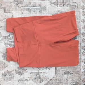 Lululemon Align, size 6, Super-High-Rise Pant 28" Canyon Orange